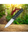 Kodiak survival knife by Muela black micarta handle