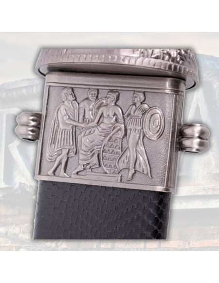 Roman Sword Gladius Black Decorated...