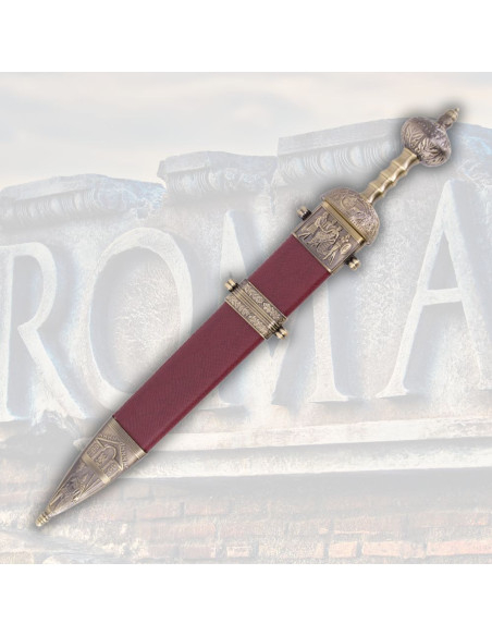Roman sword Gladius black decorated... Roman sword Gladius black decorated...