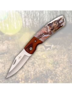 Third brand knife with 3D boar decorated handle (19.2 cm)