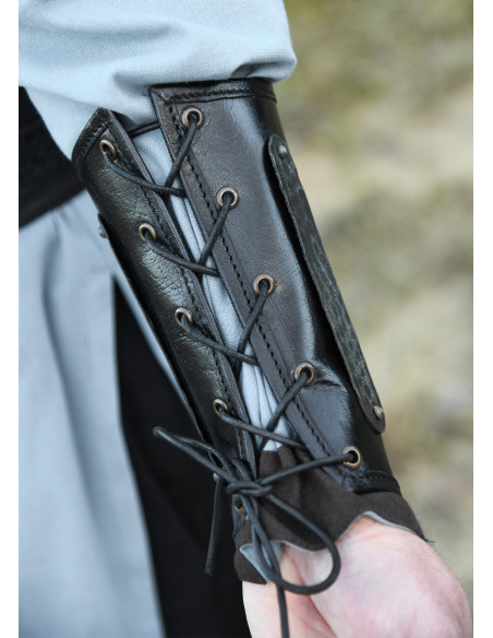 Medieval leather bracelet model...