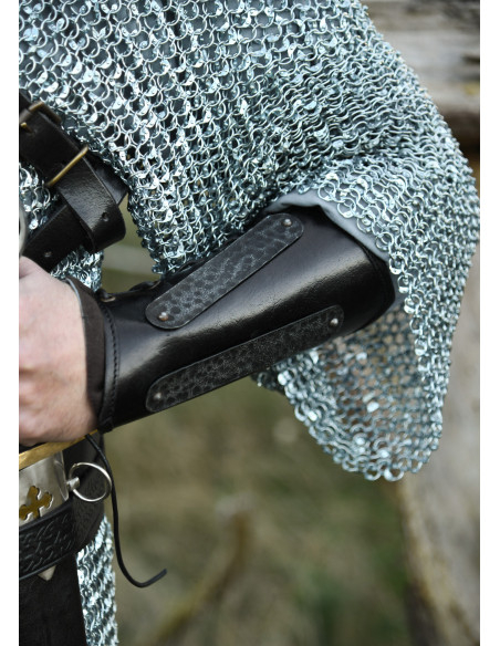 Medieval leather bracelet model...