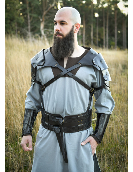 Medieval double leather belt model...