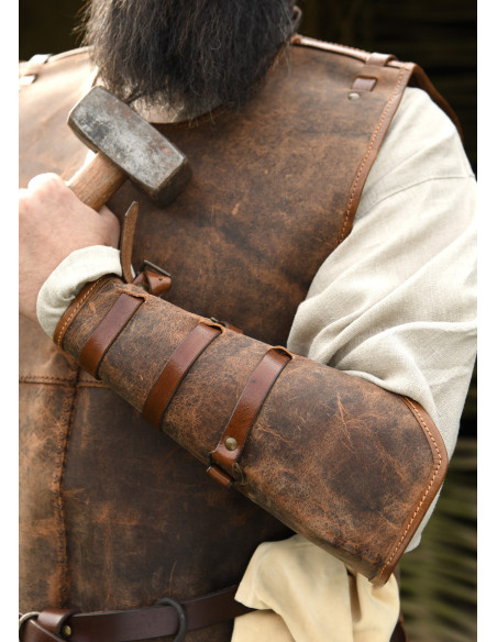 Medieval leather bracelet model...