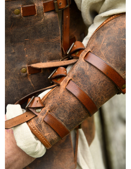 Medieval leather bracelet model...