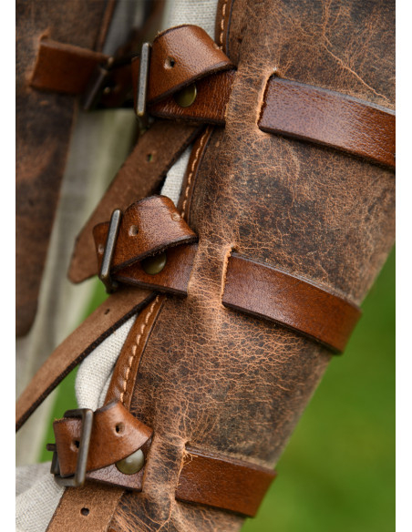 Medieval leather bracelet model...