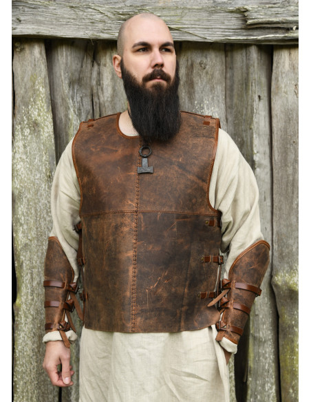 Medieval leather breastplate model...