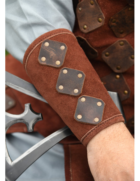 Medieval leather bracelet model...