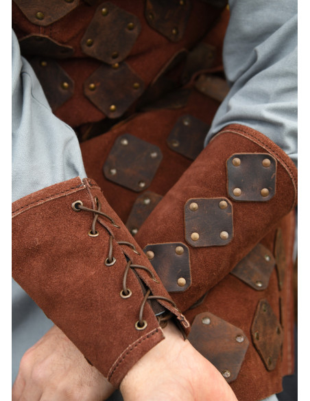 Medieval leather bracelet model...