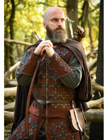 Medieval leather bracelet model...