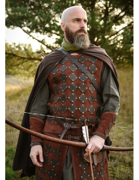 Medieval leather bracelet model...