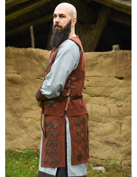 Medieval suede skirt model Vidar,... Medieval suede skirt model Vidar,...