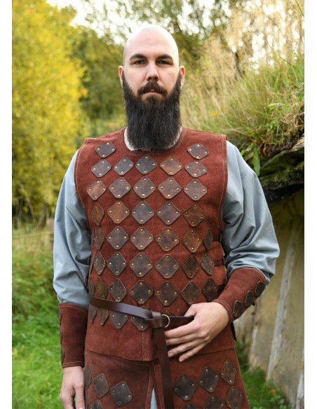 Medieval leather tunic model Vidar,...