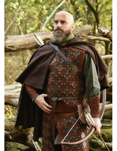 Medieval leather tunic model Vidar,...