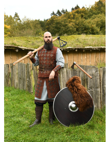 Medieval leather tunic model Vidar,...