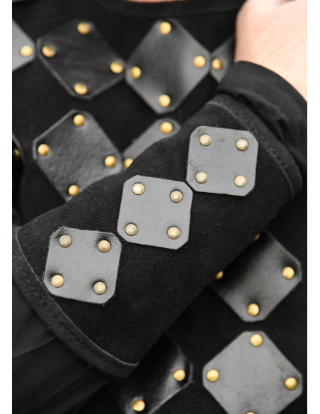 Medieval leather bracelet model...