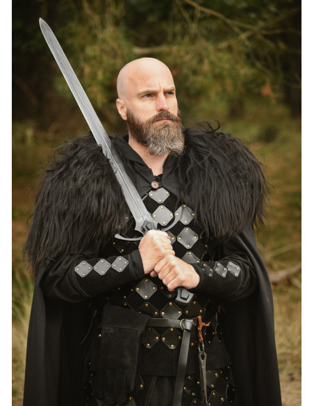 Medieval leather bracelet model...