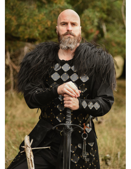 Medieval leather bracelet model...