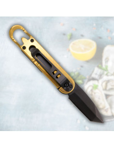 Third brand oyster knife aluminum handle (15.5 cm) 2