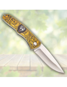 Field Knife Third decorated wolf (20.7 cm) 2