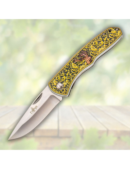 Field Knife Third Deer Decorated...