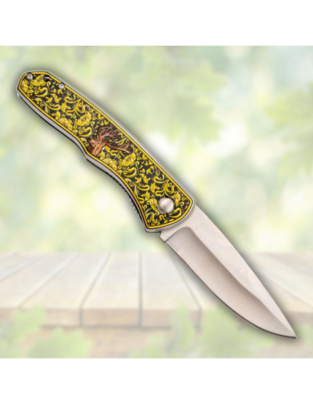 Field Knife Third Deer Decorated...