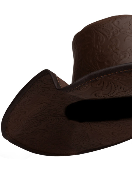 Medieval leather hat Deluxe model...