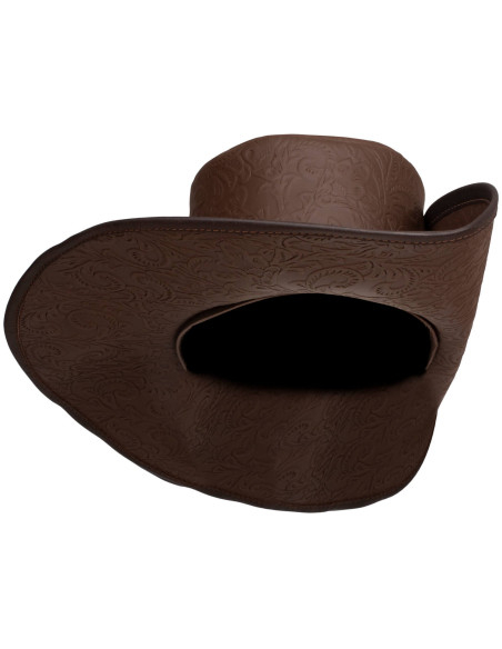 Medieval leather hat Deluxe model...