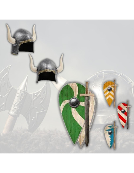 Viking Child Pack: raised shield,...