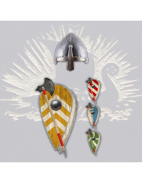 Viking Kids Pack: tear-shaped shield,...