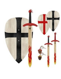 Knight Templar Child Pack: Sword, Shield, Helmet, and Cape 2