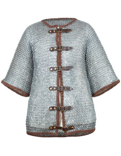 Flat ring riveted chainmail shirt, shiny finish 2