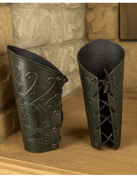 Medieval leather bracelets model...