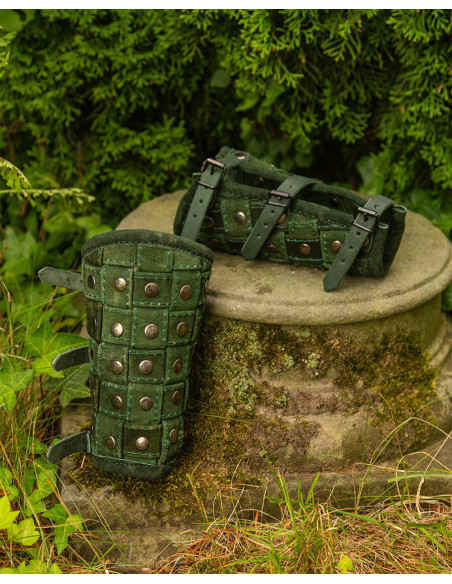 Medieval leather bracelets model...