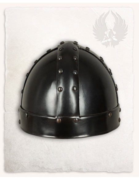 Spangenhelm type helmet made of steel...