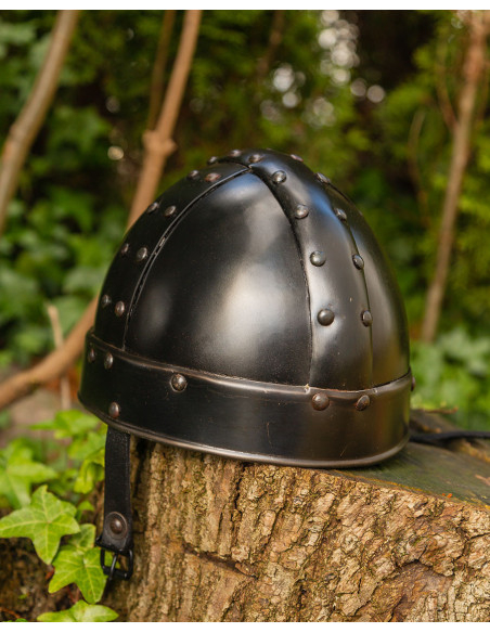 Spangenhelm type helmet made of steel...