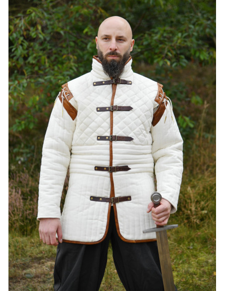 Medieval gambeson with detachable...