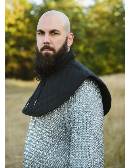 Medieval padded gorget made of...