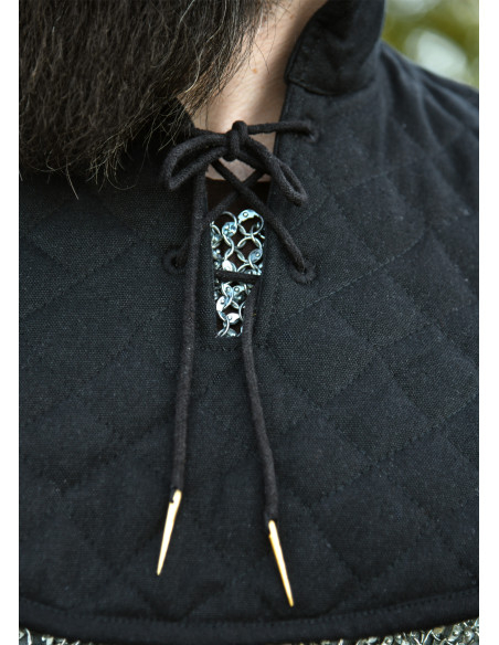 Medieval padded gorget made of...