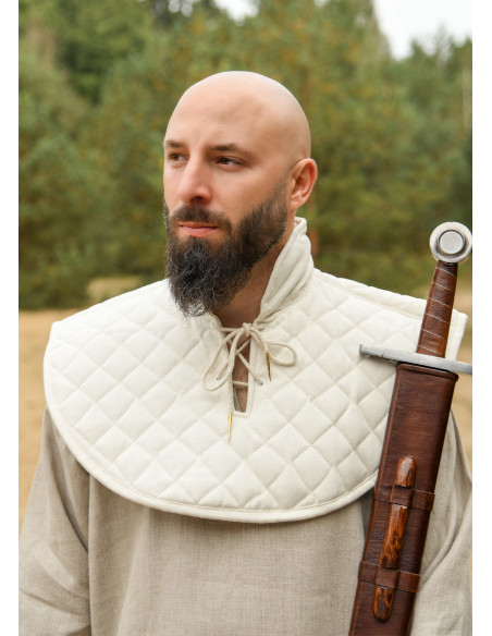 Medieval padded gorget made of...