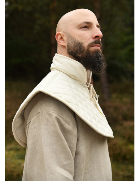 Medieval padded gorget made of...