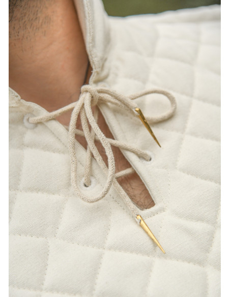 Medieval padded gorget made of...