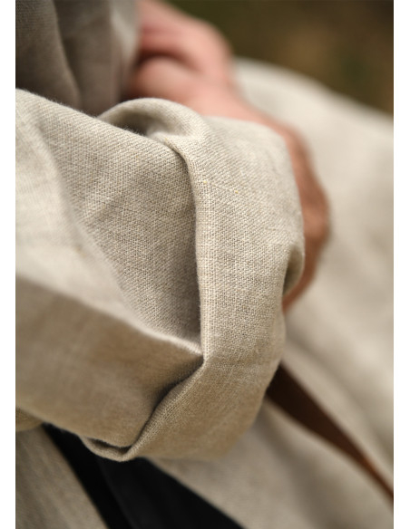 Long Viking tunic made of linen,...