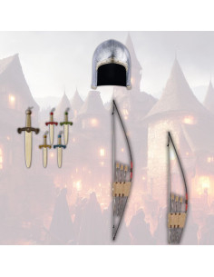 Medieval Archer Kid Pack: Bow with arrows, dagger, and...
