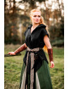 Black medieval archer tunic model Aldón, unisex