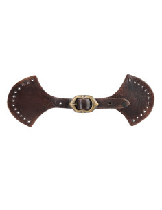 Buckle collar closure, brown