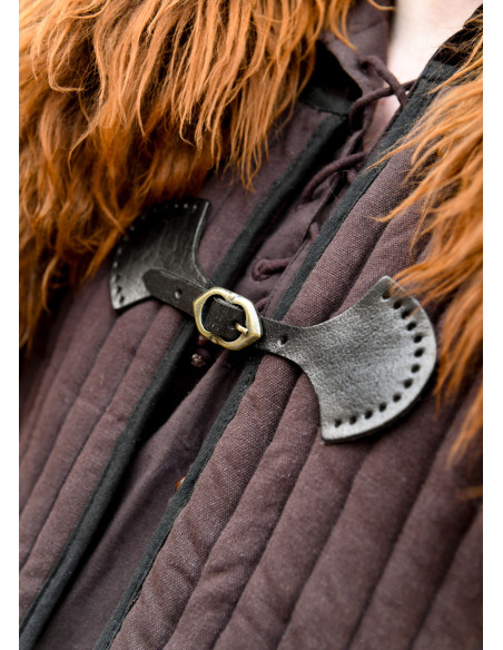 Buckle neck closure, black