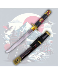 Decorative tanto with Cherry Blossom tsuba