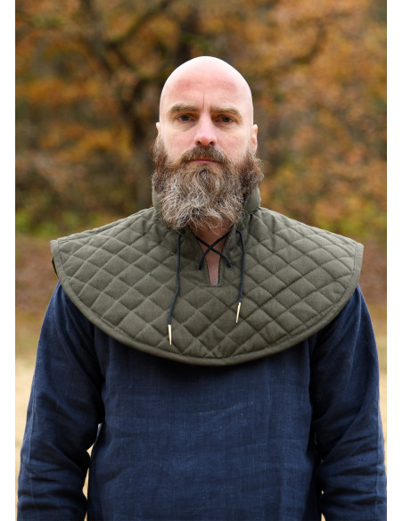 Medieval padded gorget made of...