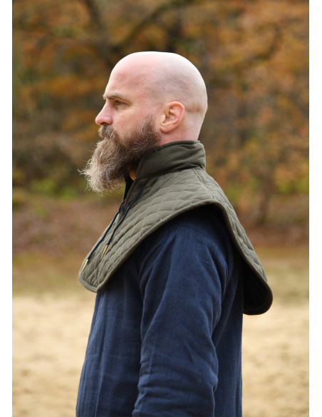 Medieval padded gorget made of...